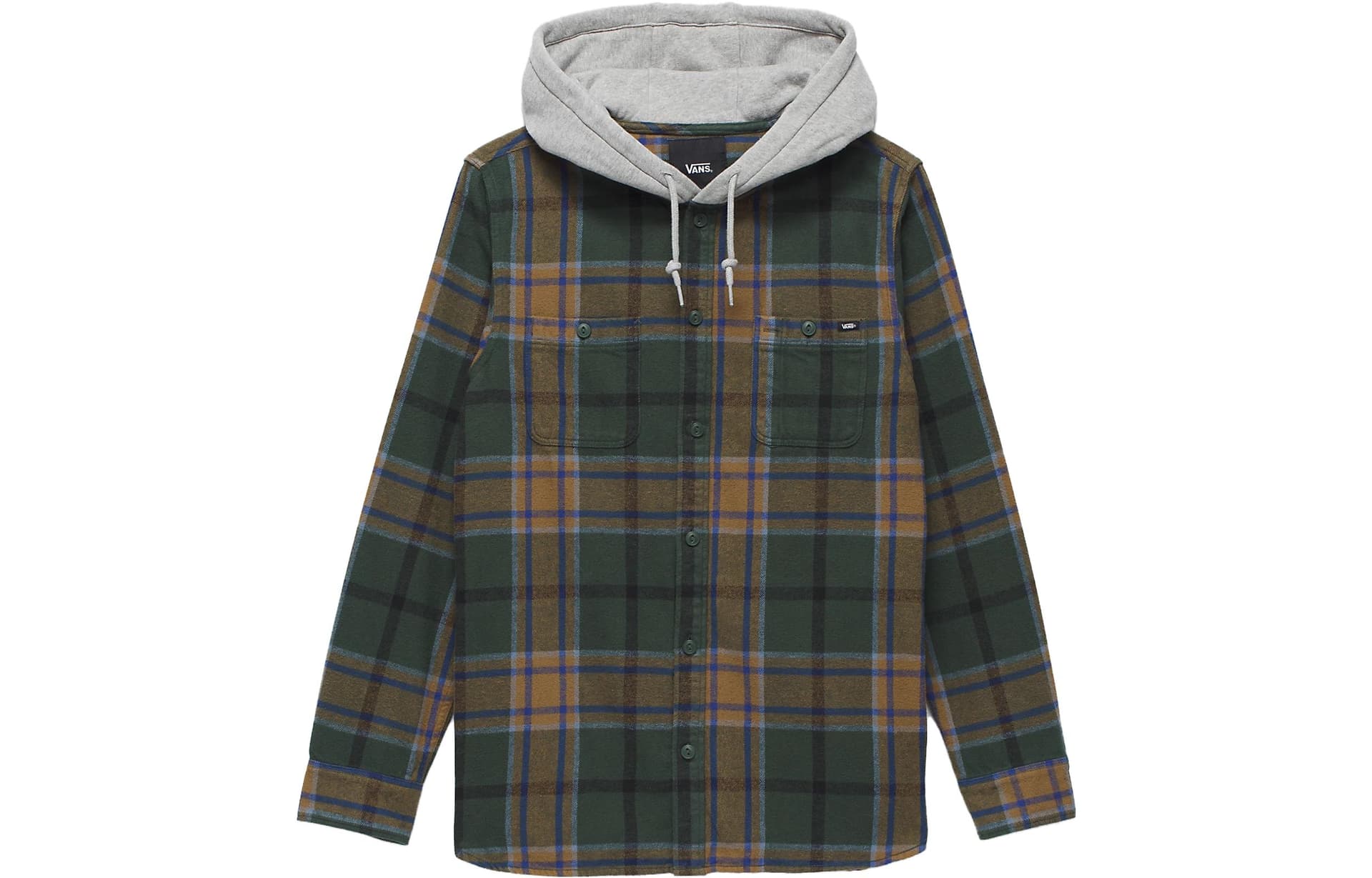 Кофта Vans Lopes Hooded Long Sleeve Flannel Shirt - изображение 1