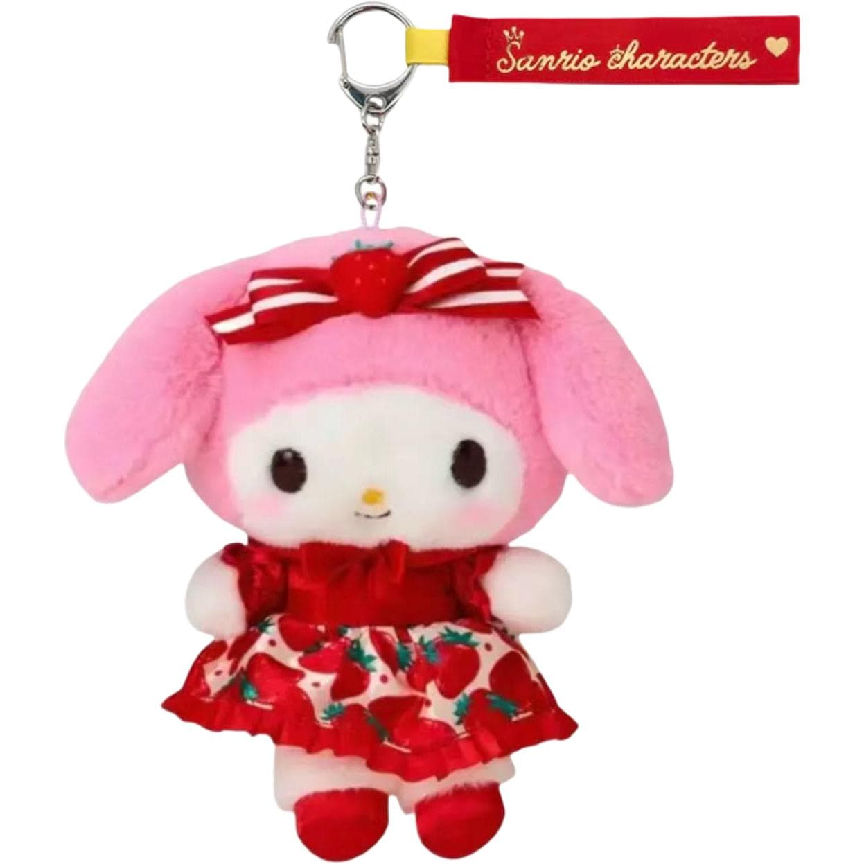 Санрио Клубничный Новости 50-летия Куклы My Melody Плюшевый Украшение H12,5cm - изображение 1