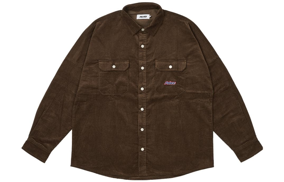 Рубашка PALACE FW23 DROP SHOULDER CORD SHIRT - изображение 1