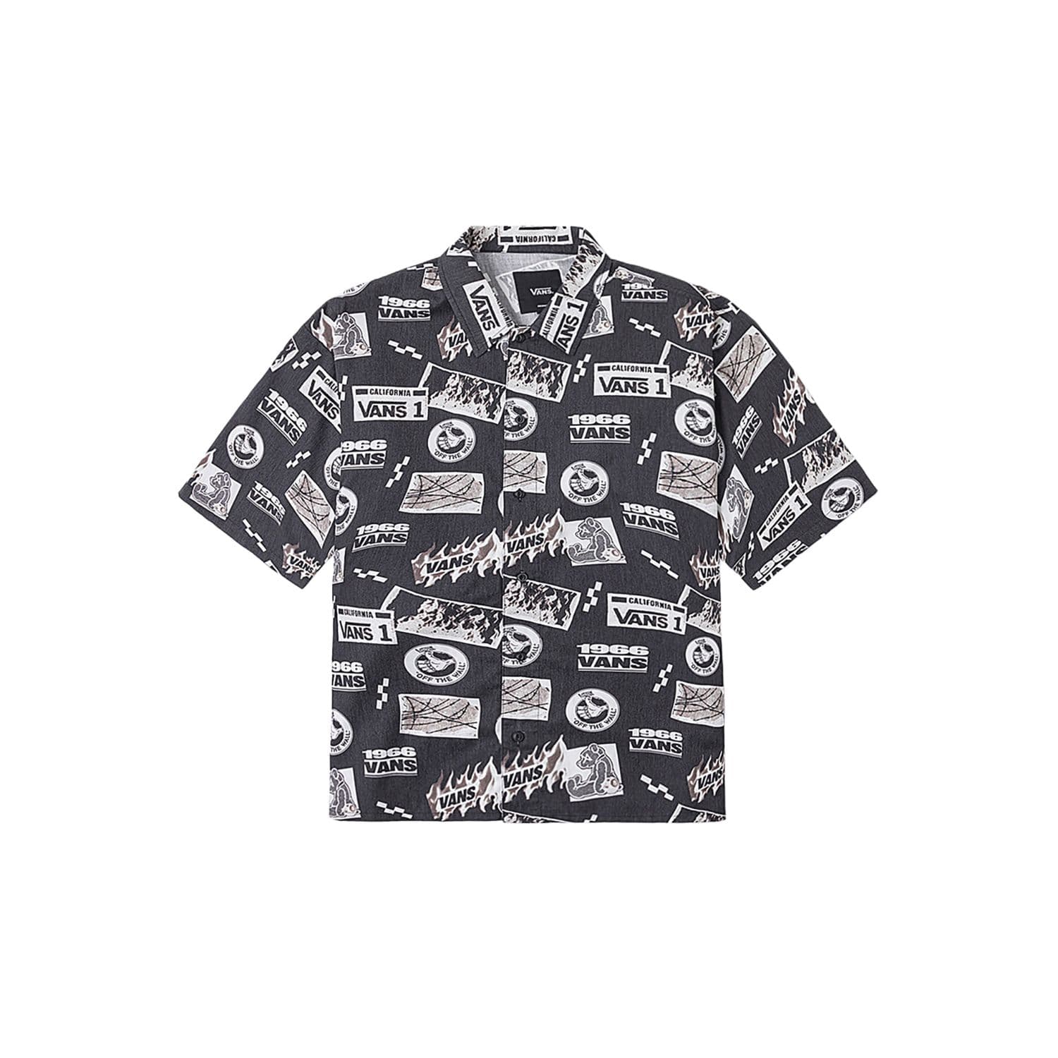 Рубашка VANS Мужские Черные Рубашки - изображение 1