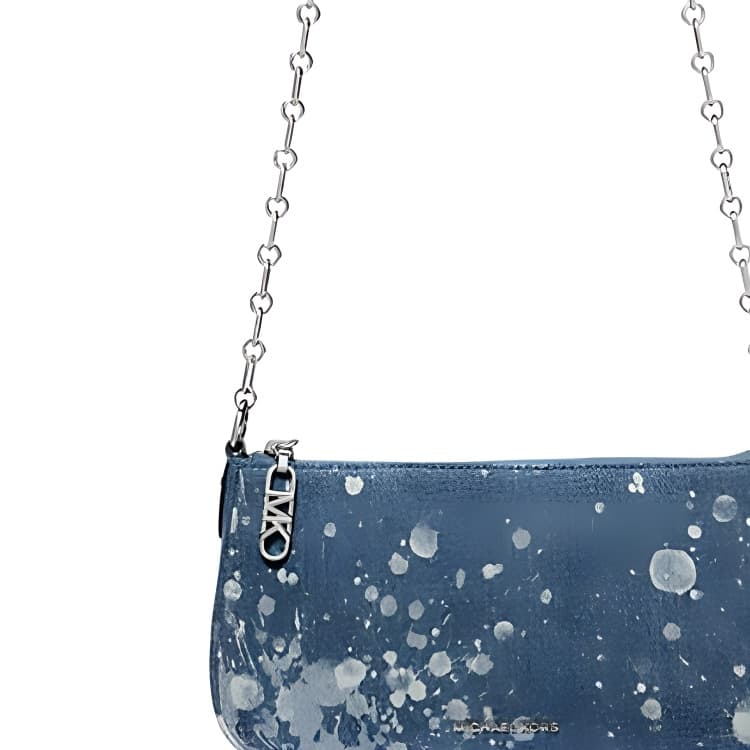 Мини-сумка MICHAEL KORS Empire Хлопковая Сумка через плечо Стандартная (Стандартная) Женская Джинсово-синий - изображение 3