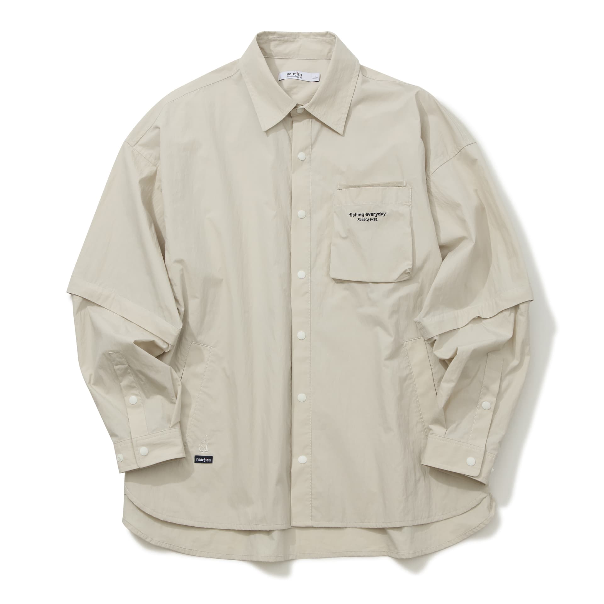 Рубашка Nautica White Sail SS25 Рубашка Мужская - изображение 1
