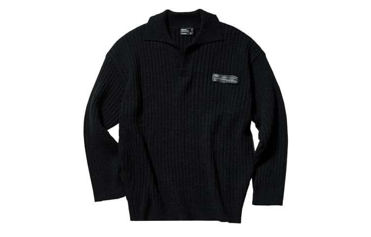 Кофта ROARINGWILD Retro Sweater Black - изображение 1
