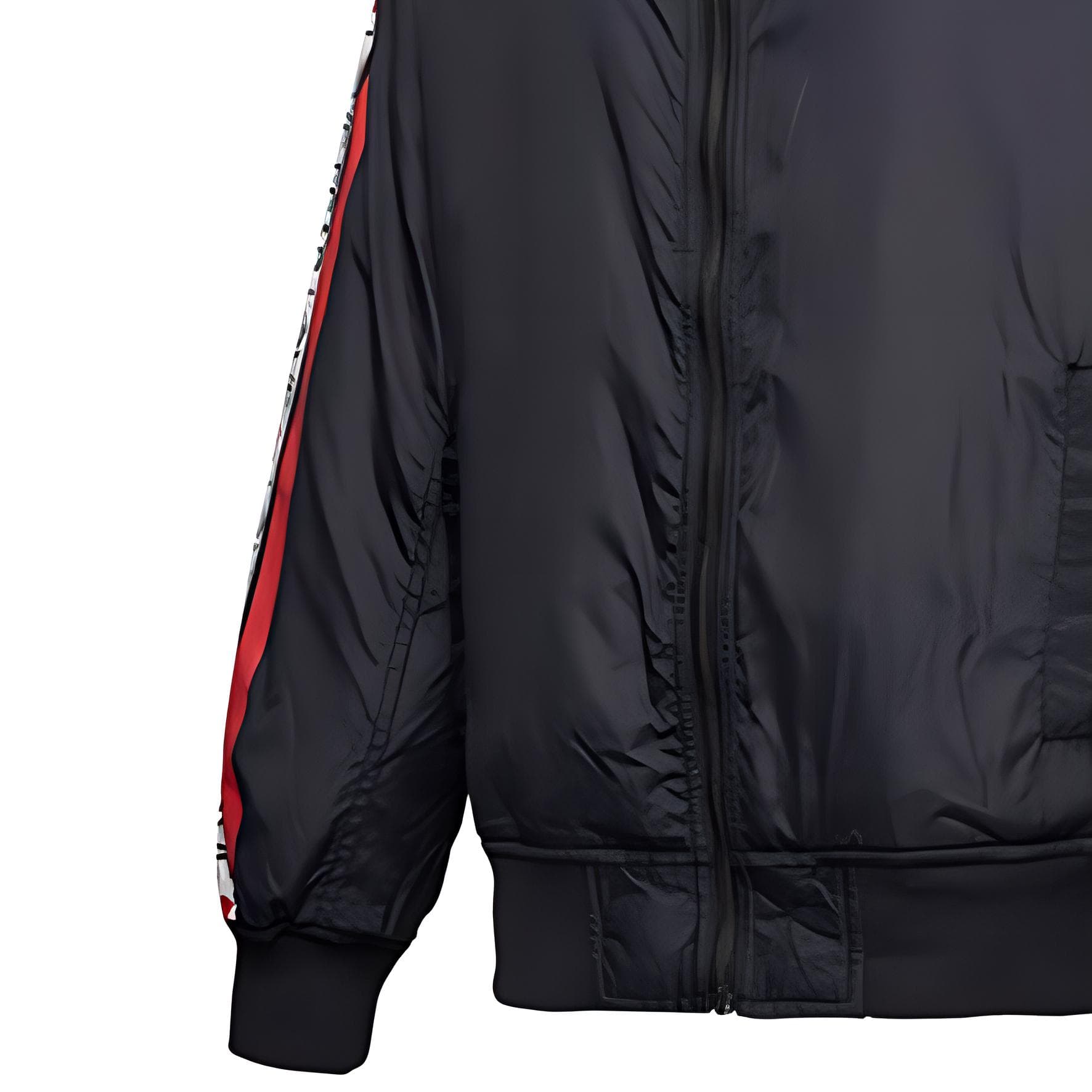 Куртка Converse Oversized Reversible MA-1 Bomber с принтом Универсальный черный С капюшоном Куртки & Пальто Женский - изображение 3