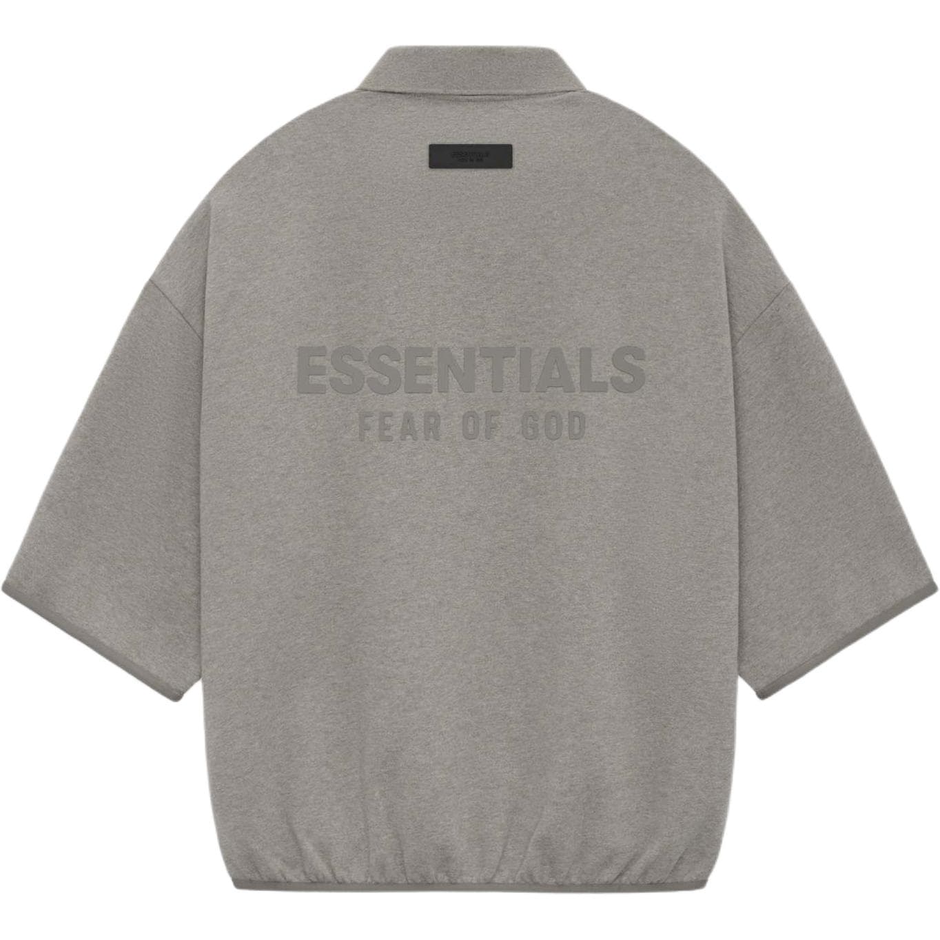 Поло Fear of God Essentials SS24 34 Sleeve Pol Heather Polo Heather Grey - изображение 1