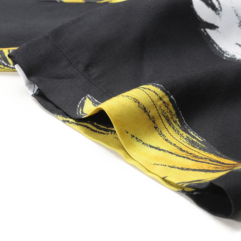 Рубашка VERSACE JEANS COUTURE SS25 Рубашка Мужская Черная Золото - изображение 4