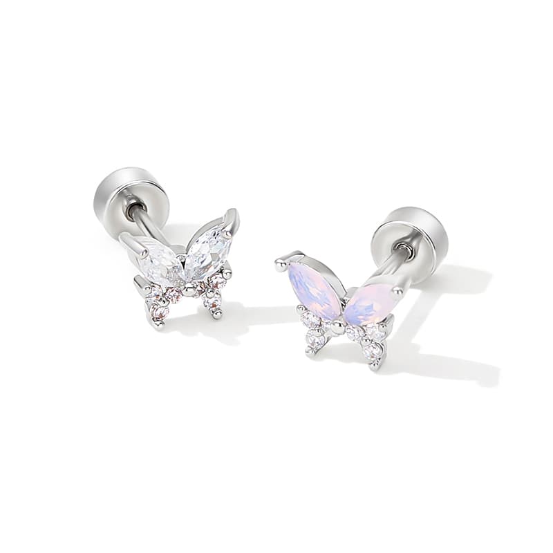Серьги HMZ Титановые Стальные Серьги-гвоздики Женские - изображение 2