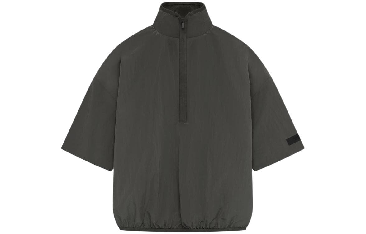 Рубашка Fear of God Essentials SS24 Halfzip Mockneck Shirt INK - изображение 1