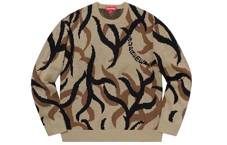 Кофта Supreme FW19 Week 2 Tribal Camo Sweater - изображение 1