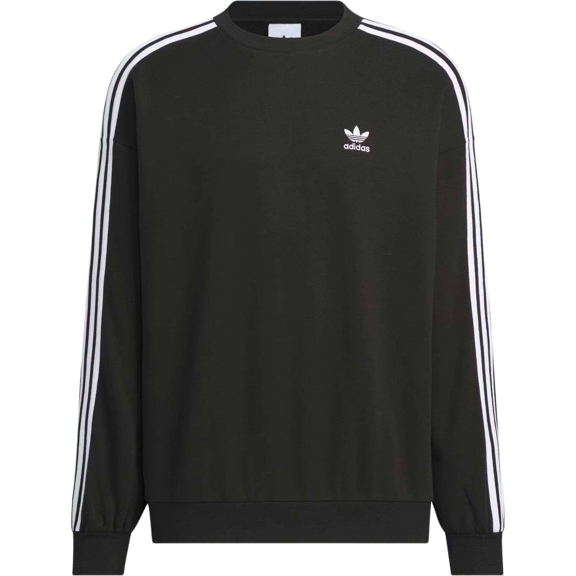 Худи Adidas Originals ADICOLOR Оверсайз КРУГЛЫЙ ВЫРЕЗ ТОЛСТОВКА Мужской Черный - изображение 1