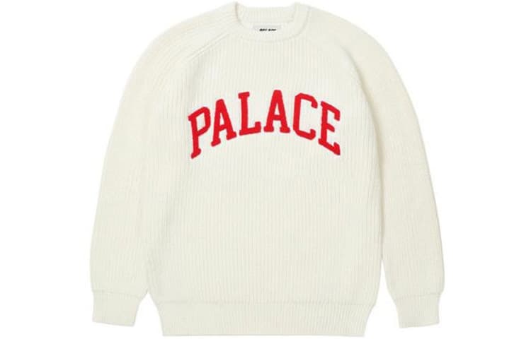 PALACE FW21 Collegiate Knit White Logo - изображение 1