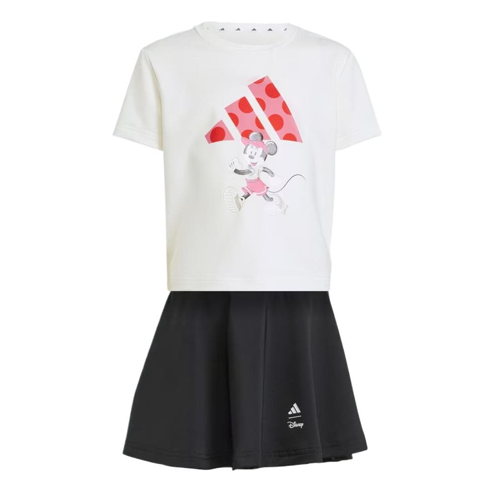 Детский комплект Adidas с юбкой DisneyClimacool 3-7 лет серый и белый - изображение 4