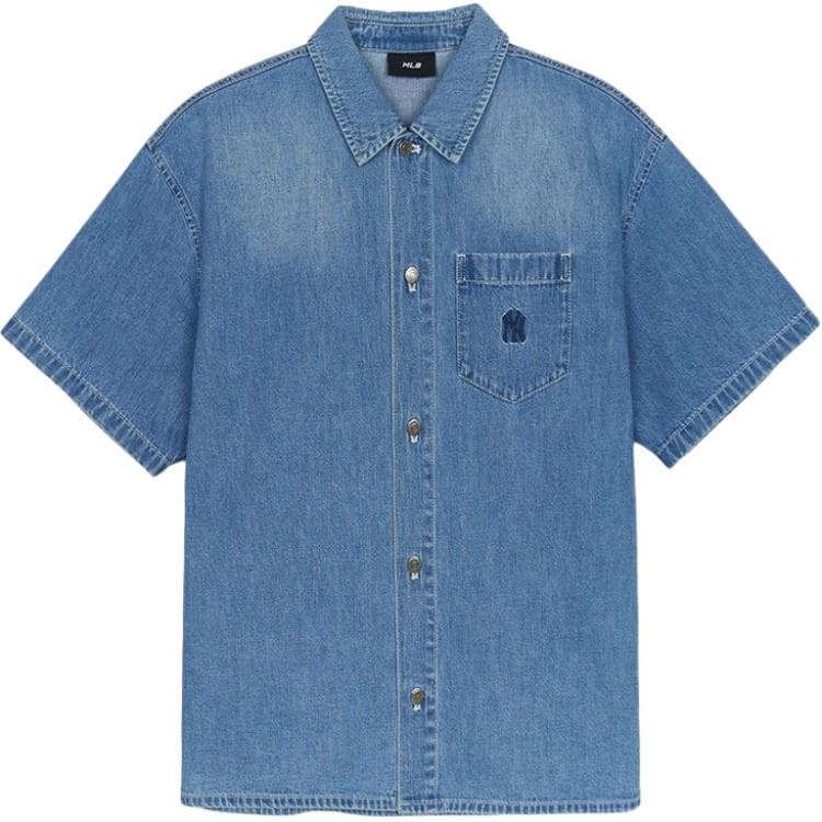 Рубашка MLB Blue Men's Shirts MLB Синие Мужские Рубашки - изображение 1
