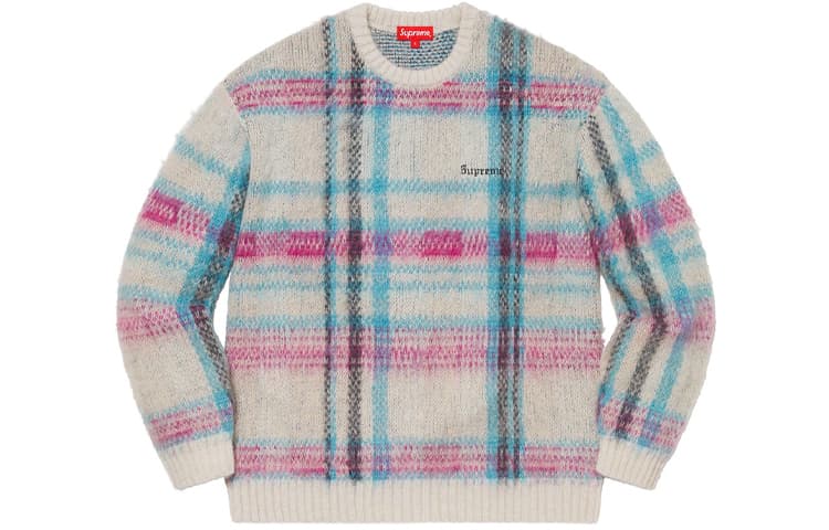 Кофта Supreme FW20 Week 11 Brushed Plaid Sweater - изображение 1