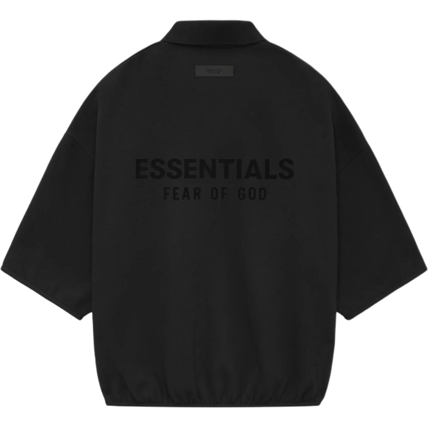 Поло Fear of God Essentials SS24 34 Sleeve Pol Black Polo Black - изображение 1