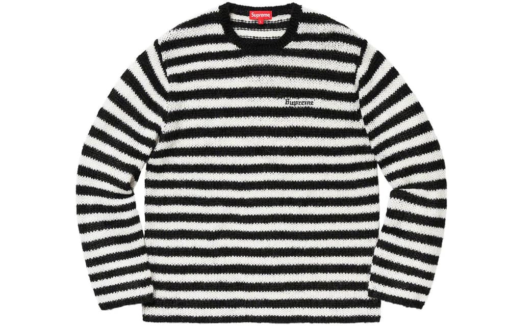 Кофта Supreme FW19 Week 1 Stripe Mohair Sweater - изображение 1