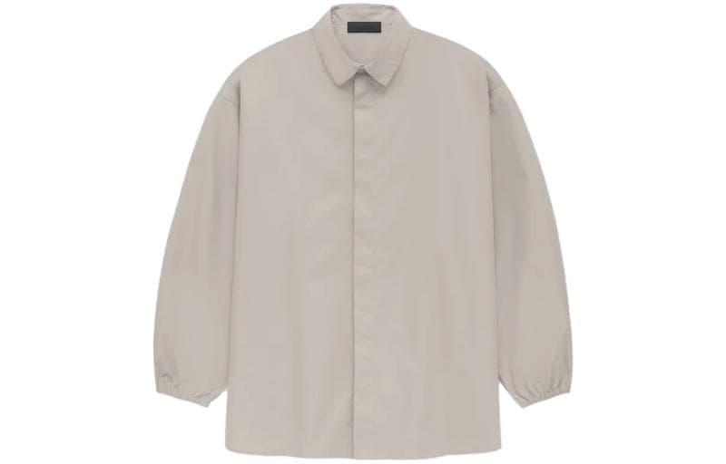 Рубашка Fear of God Essentials FW23 Button Down Shirt Silver Cloud - изображение 1