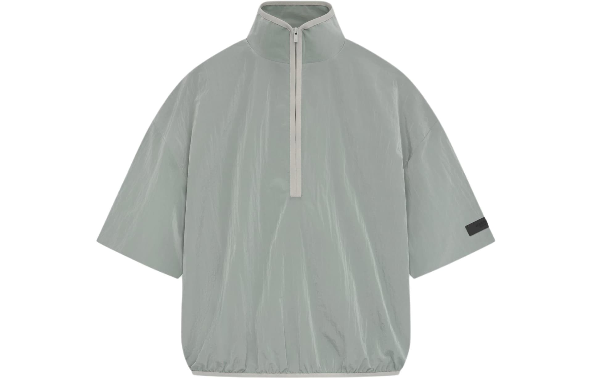 Рубашка Fear of God Essentials SS24 Halfzip Mockneck Shirt Seal - изображение 1