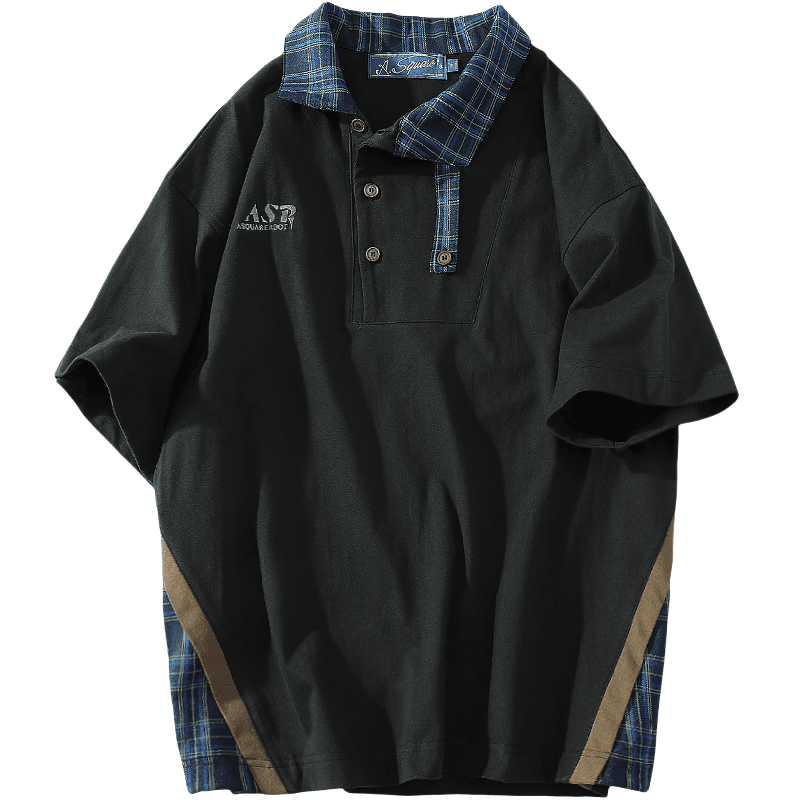 Поло A SQUARE ROOT Polo Shirt Black - изображение 1