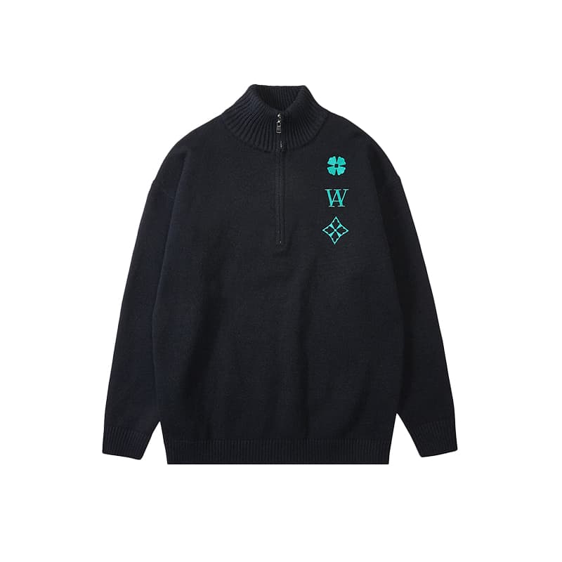 Кофта WAYNEXZAVIER Черные Мужские Свитера - изображение 1