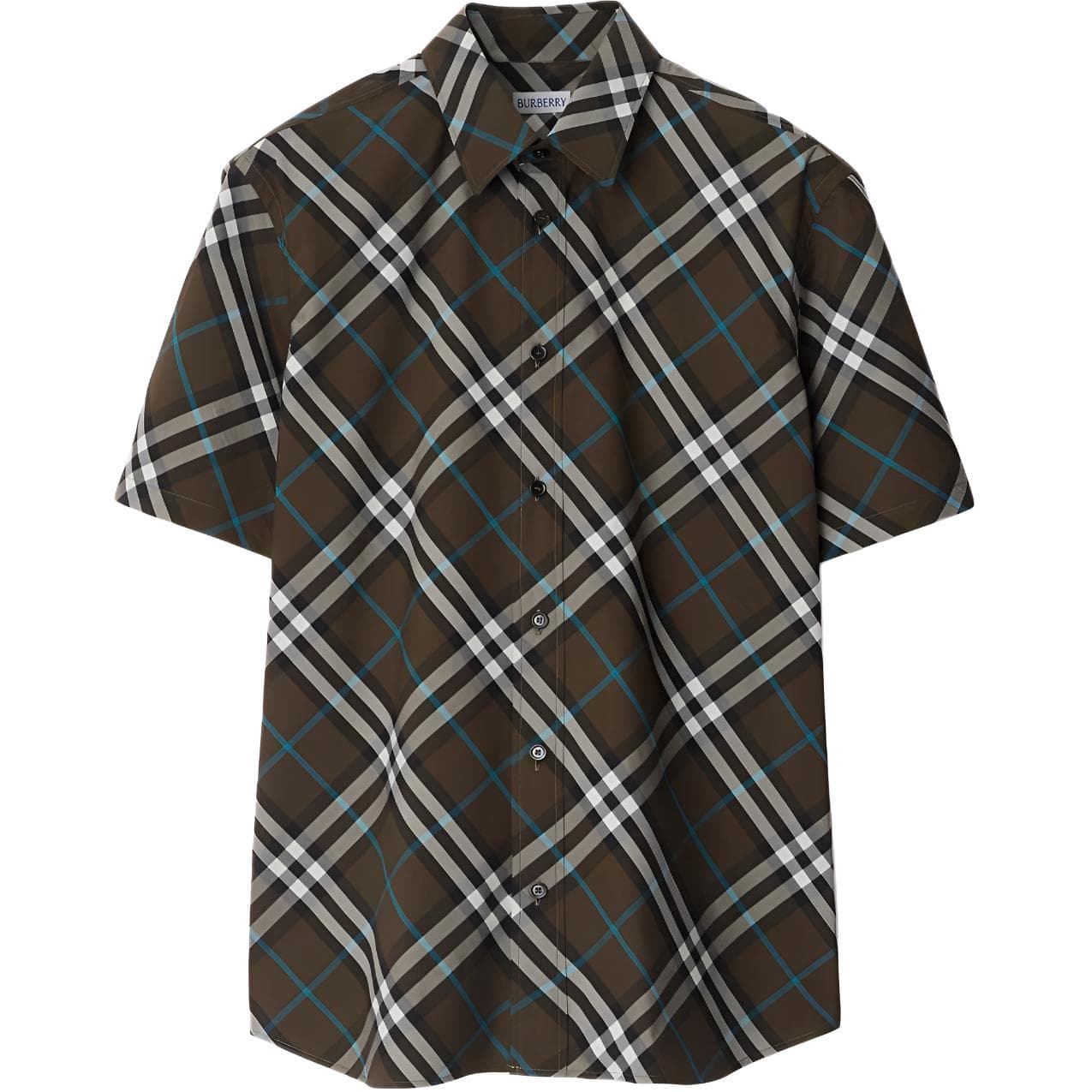Рубашка Burberry Коричневые Мужские Рубашки - изображение 1