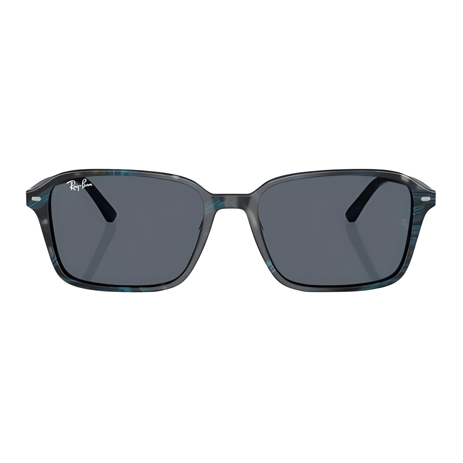 Солнцезащитные очки RayBan Пластиковая оправа Квадратные Солнцезащитные очки Унисекс Синий Серый - изображение 2