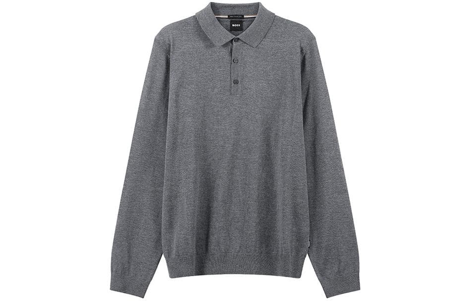 Кофта HUGO BOSS SS24 Свитер Мужской Темно-Серый - изображение 1