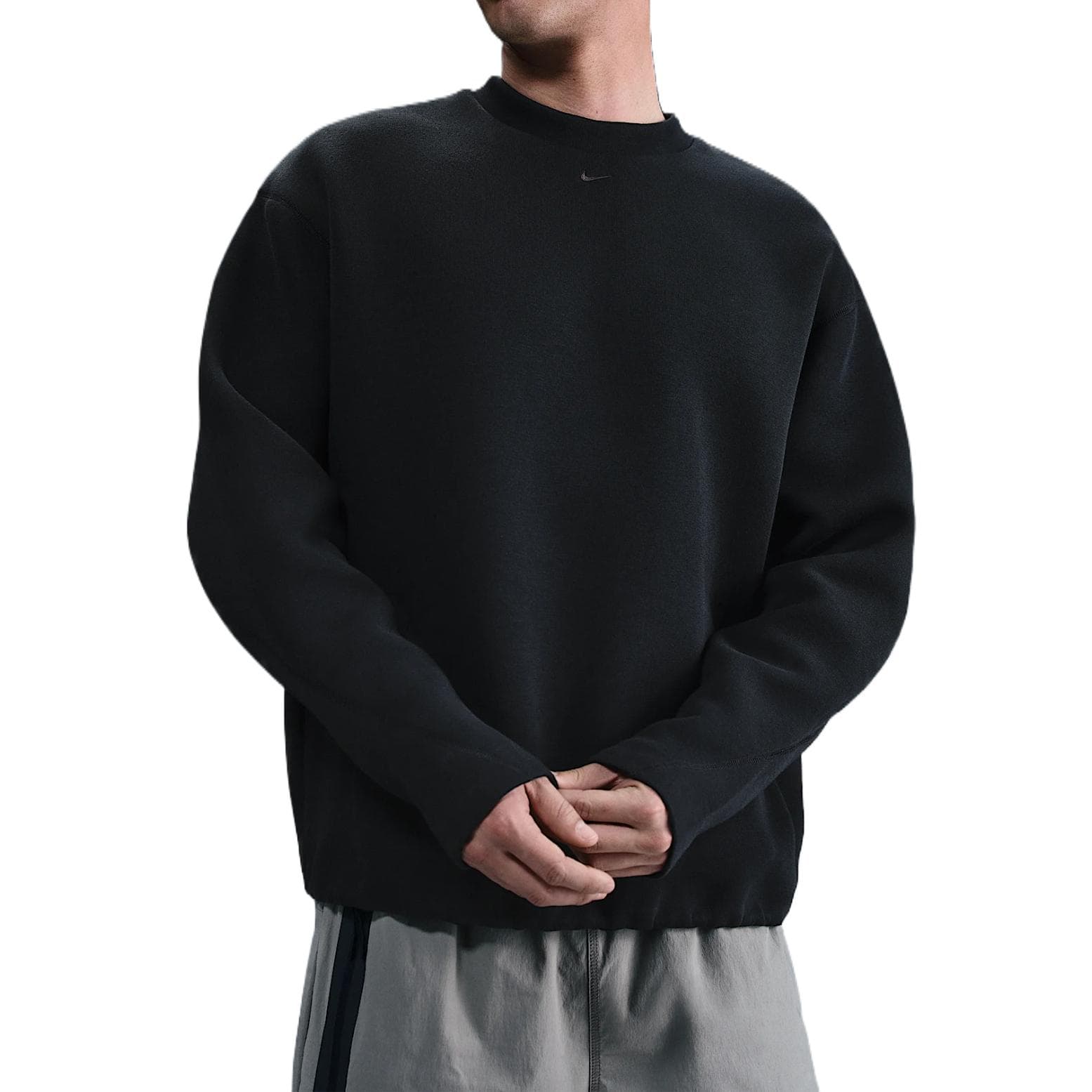 Худи Nike SS25 ХаньФУ Худи Платье Мужское Черное - изображение 1