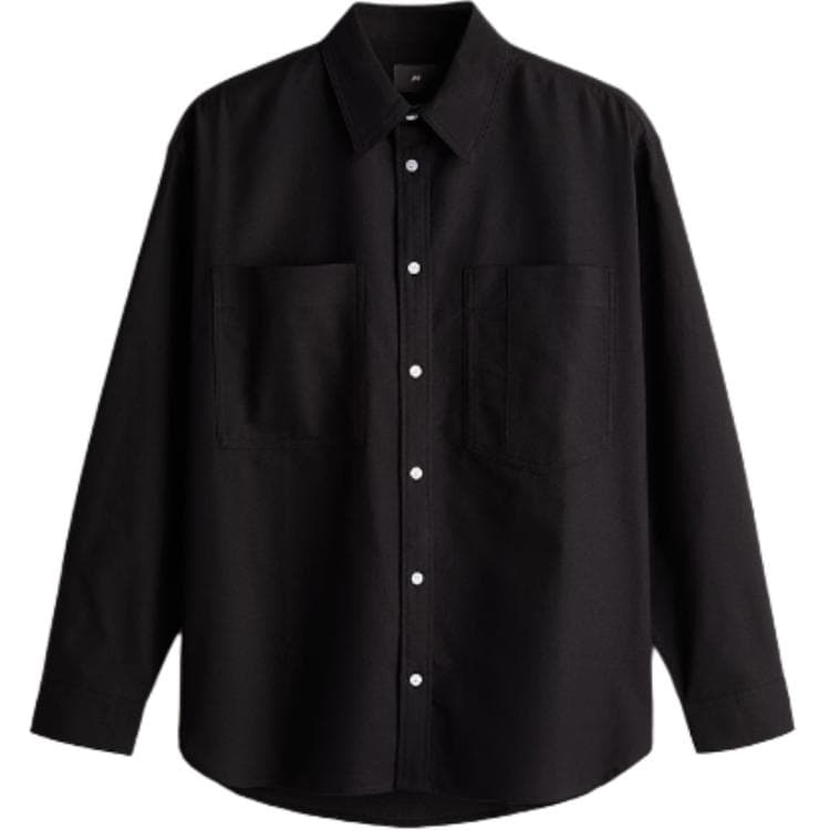 Рубашка H&M Мужские Черные Рубашки - изображение 1