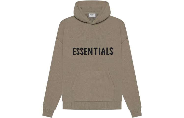 Fear of God Essentials SS21 Knit Pullover Taupe Logo - изображение 1