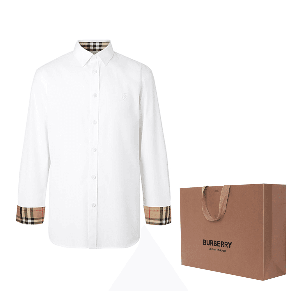 Рубашка Burberry Monogram Motif Shirt - изображение 8
