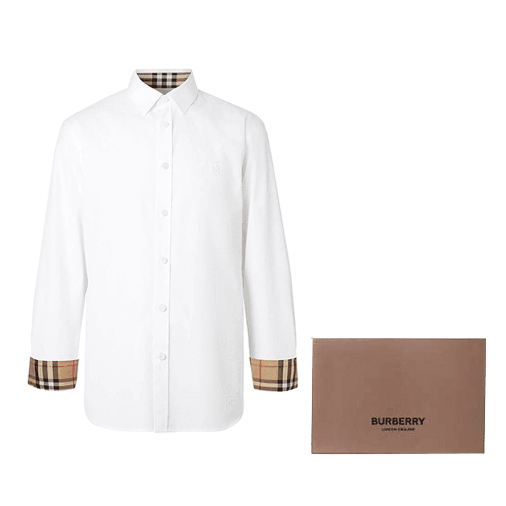 Рубашка Burberry Monogram Motif Shirt - изображение 9