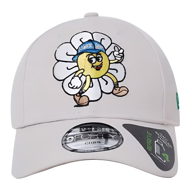 Кепка New Era Полиэстеровые Волокна Кепки Детские Бежевые - изображение 2