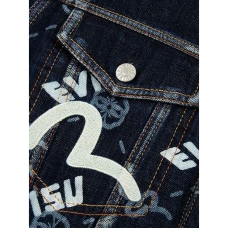 Джинсовая куртка EVISU Logo - изображение 4