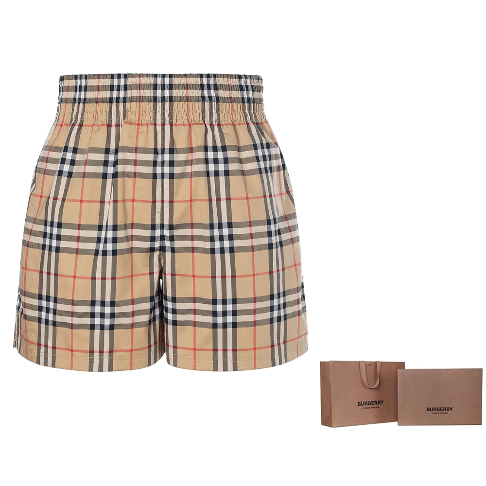 Шорты Burberry Shorts Beige - изображение 11