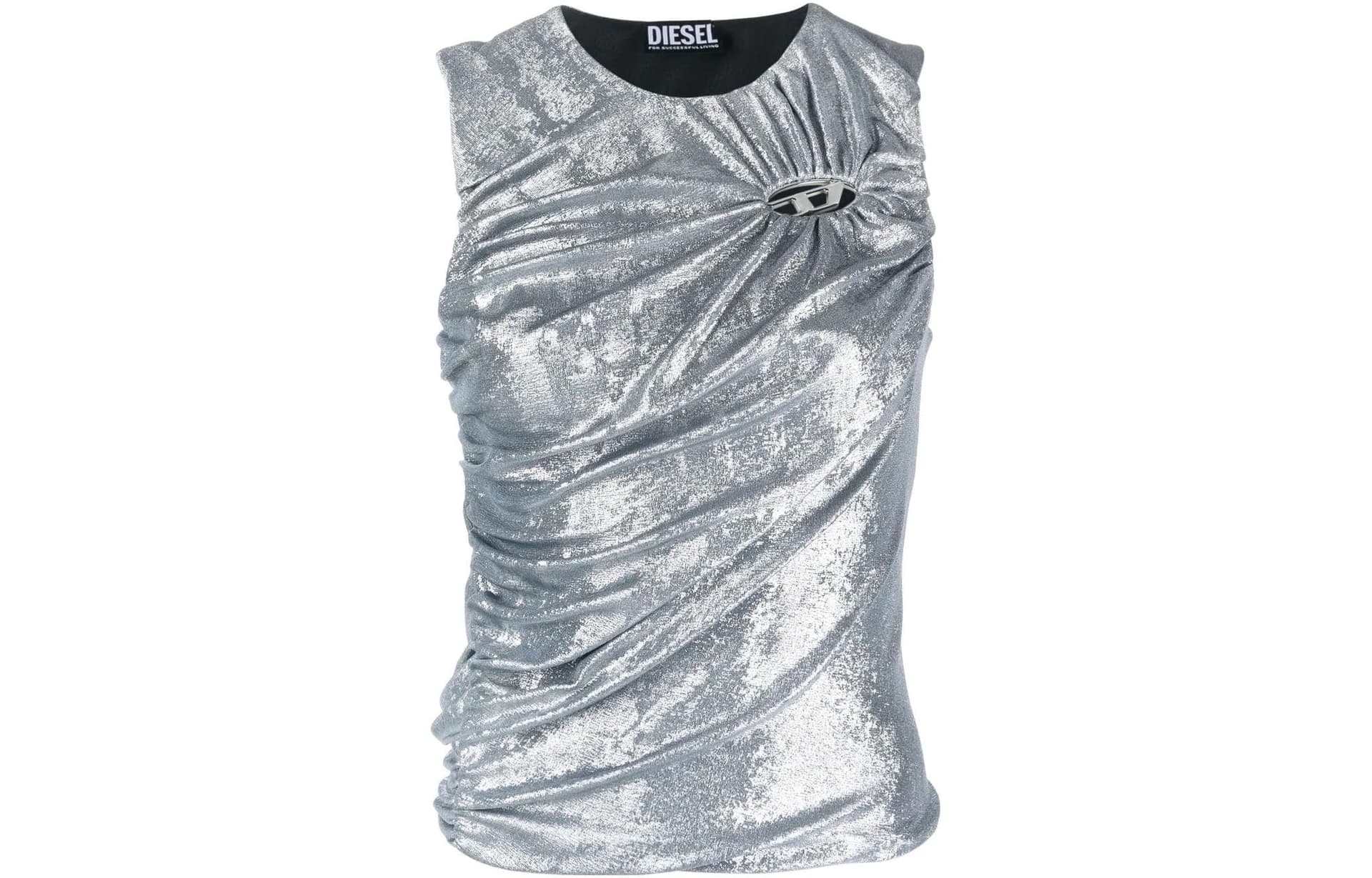 Майка DIESEL SS23 OVAL-DLogo - изображение 1