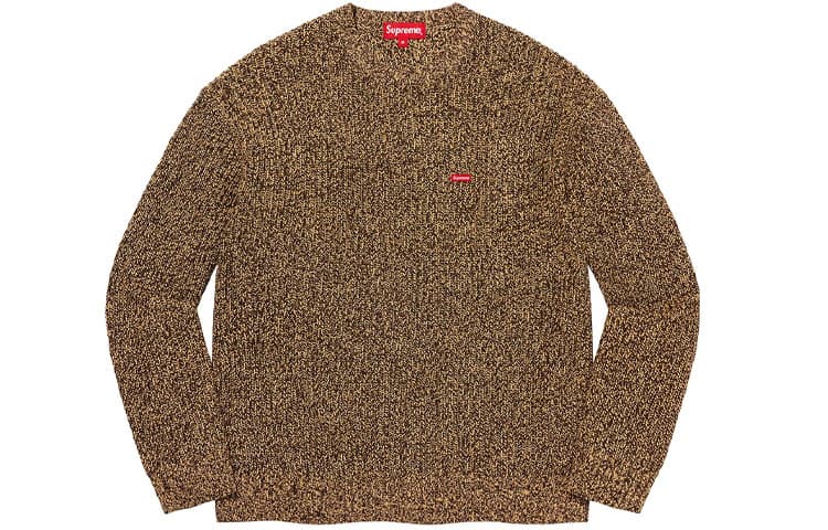 Кофта Supreme FW21 Week16 Mlange Rib Knit Sweater Logo - изображение 4