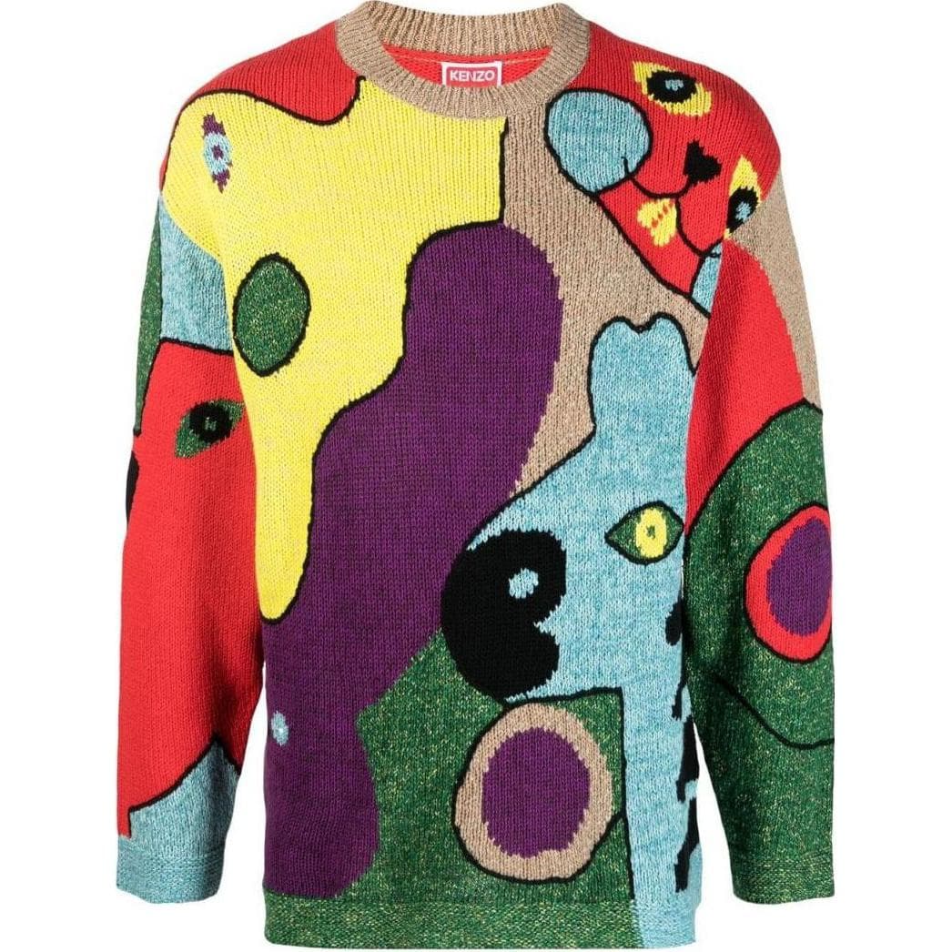 Кофта KENZO Jacquard Cartoon Sweater - изображение 1