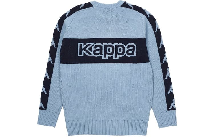 Кофта PALACE x Kappa FW21 Knit Blue Logo - изображение 1