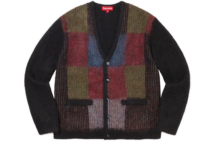 Кофта Supreme SS22 Week 5 Brushed Grid Cardigan - изображение 1
