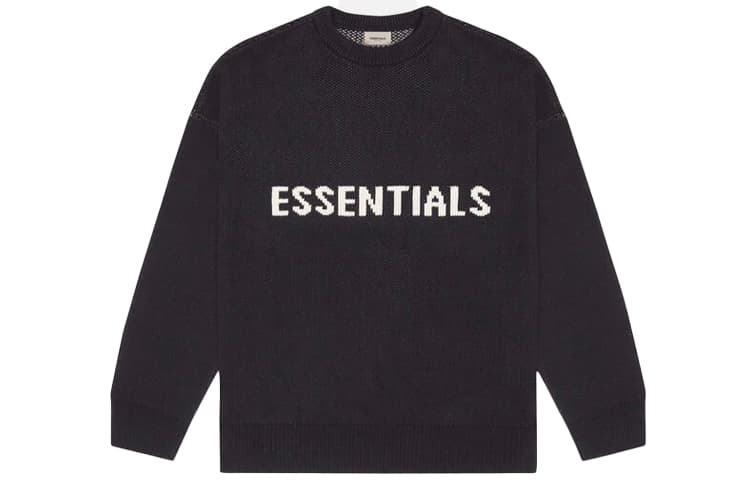 Fear of God Essentials FW20 Knit Sweater Black - изображение 1