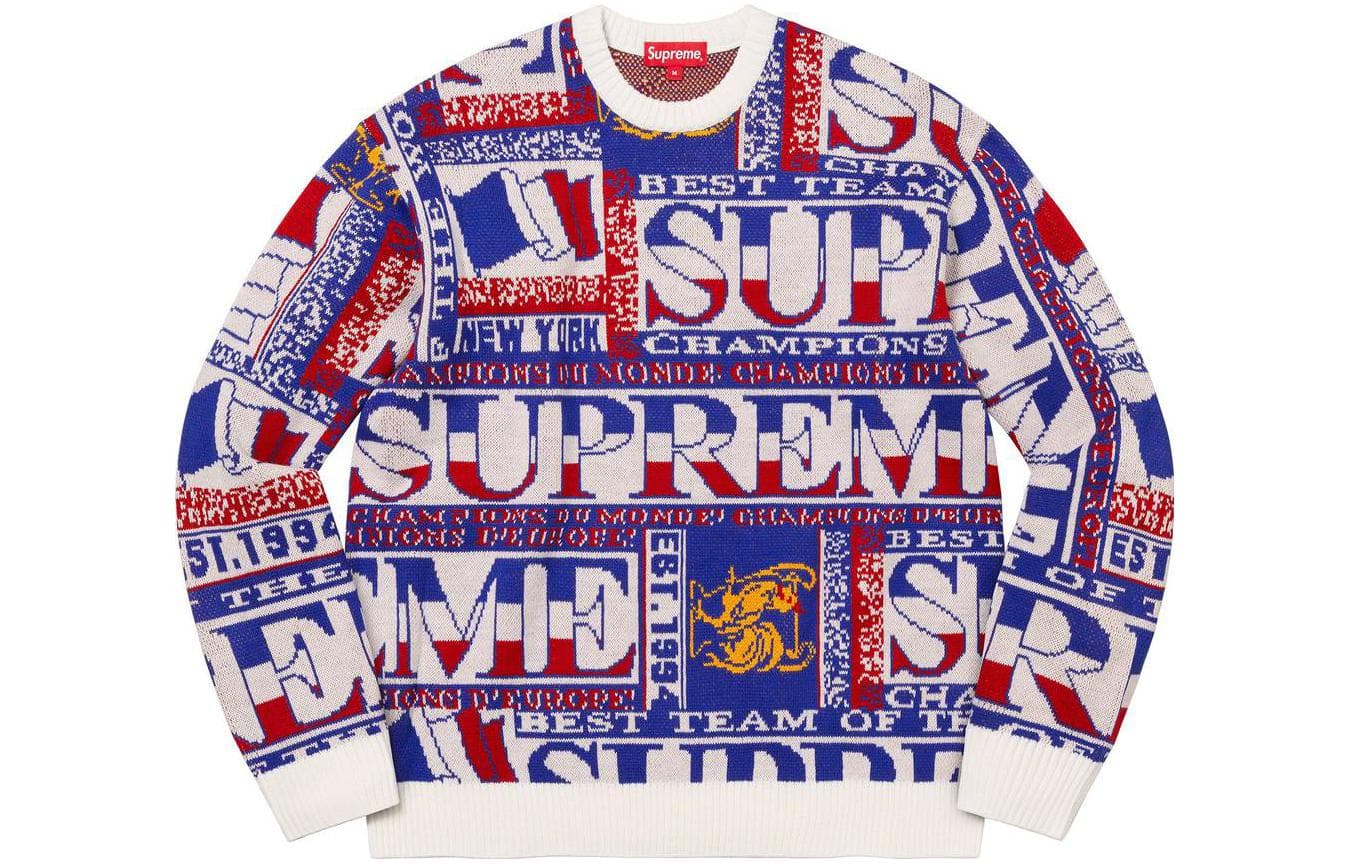 Кофта Supreme SS23 week5 Scarf Sweater Logo - изображение 1