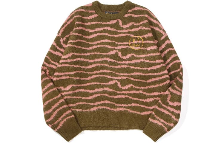 Кофта Drew House FW21 Sketch Mascot Squiggle Sweater Olive - изображение 1