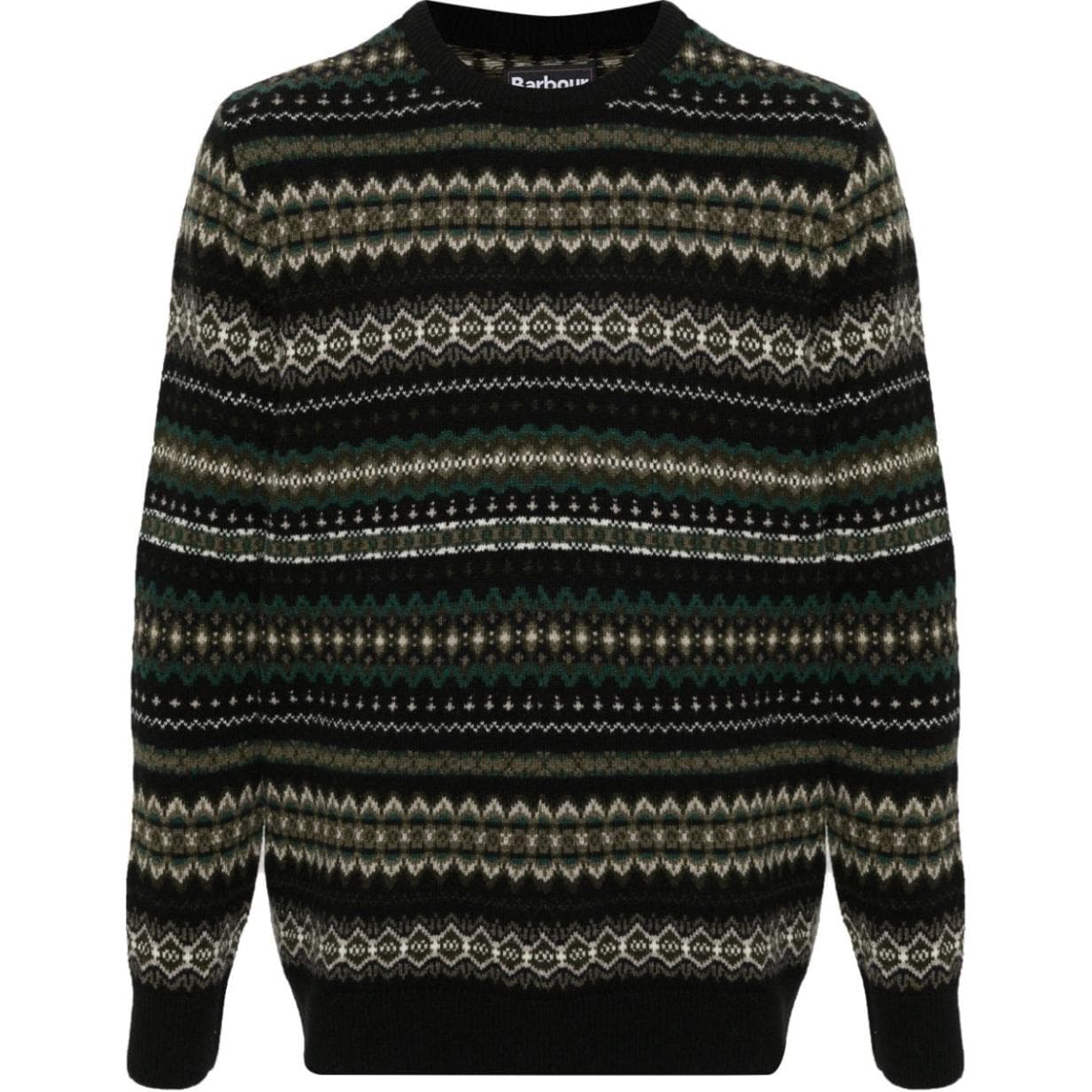 Кофта BARBOUR Многоцветный Пуловер Круглый вырез Мужской - изображение 1