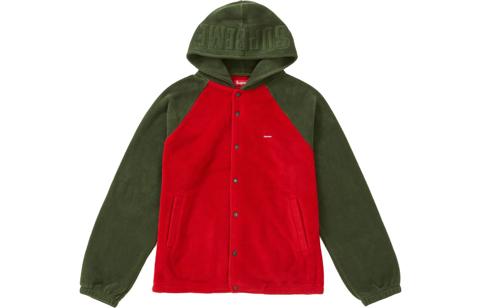 Куртка Supreme FW18 Polartec Hooded Raglan Coat - изображение 1