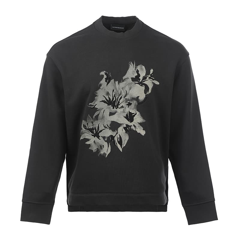 Худи EMPORIO ARMANI SS25 Толстовка Мужское Темно-Кофейное - изображение 1