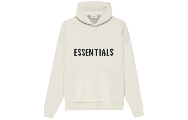 Fear of God Essentials SS21 Knit Pullover ButtercreamCream Logo - изображение 1