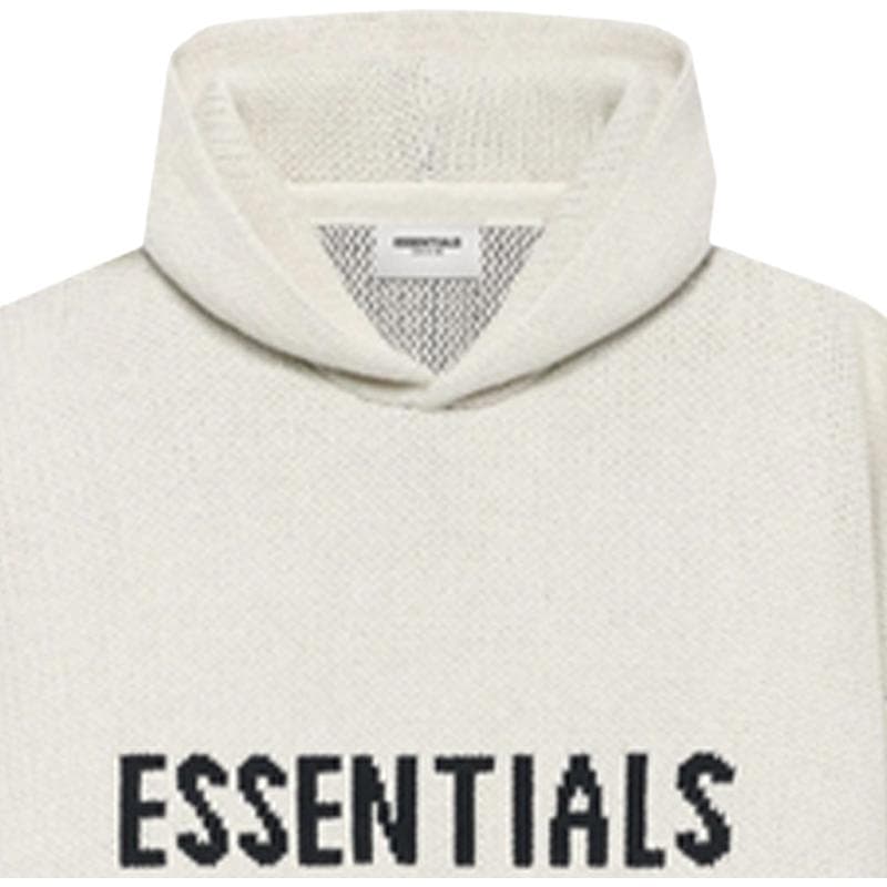 Fear of God Essentials SS21 Knit Pullover ButtercreamCream Logo - изображение 5