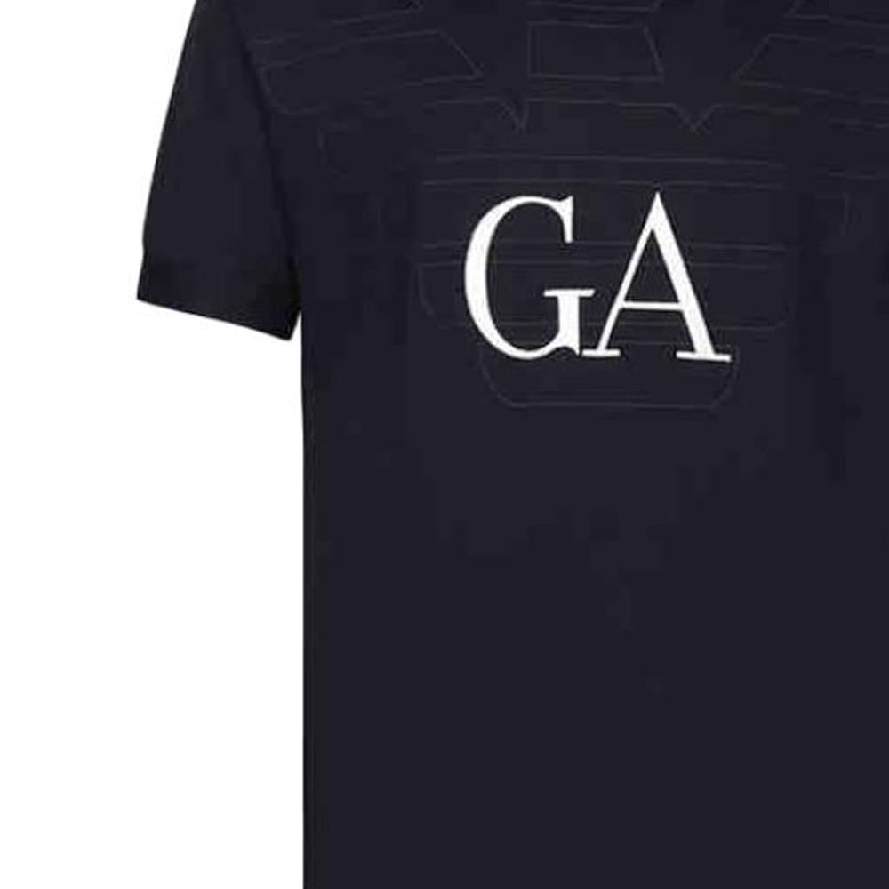 Футболка EMPORIO ARMANI SS25 T Рубашка Мужская Синяя - изображение 2