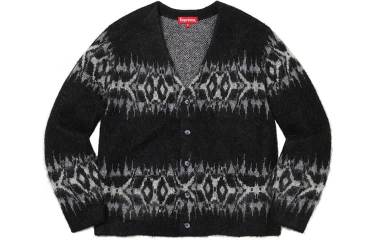 Кофта Supreme FW22 Week 1Abstract Stripe Cardigan V - изображение 5